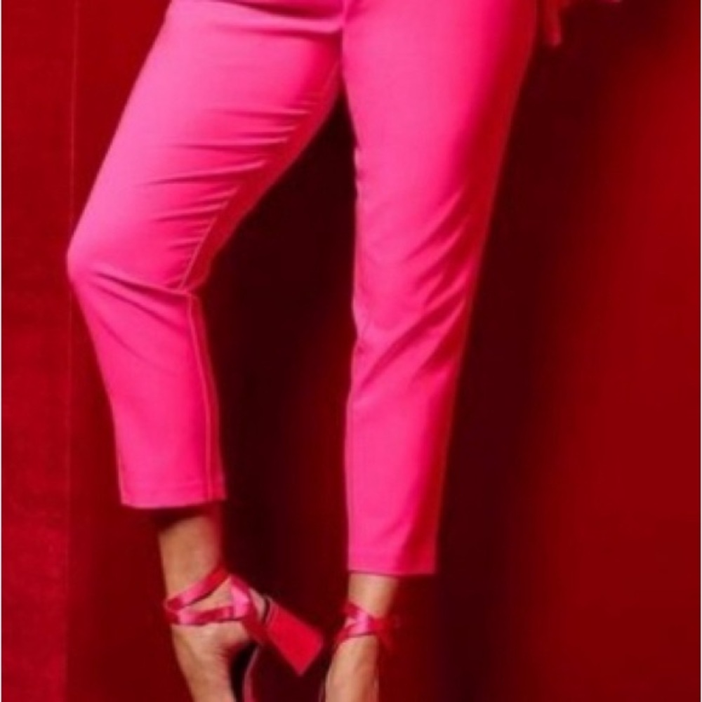 INC International Concepts Vibrant Pink Ankle Pants